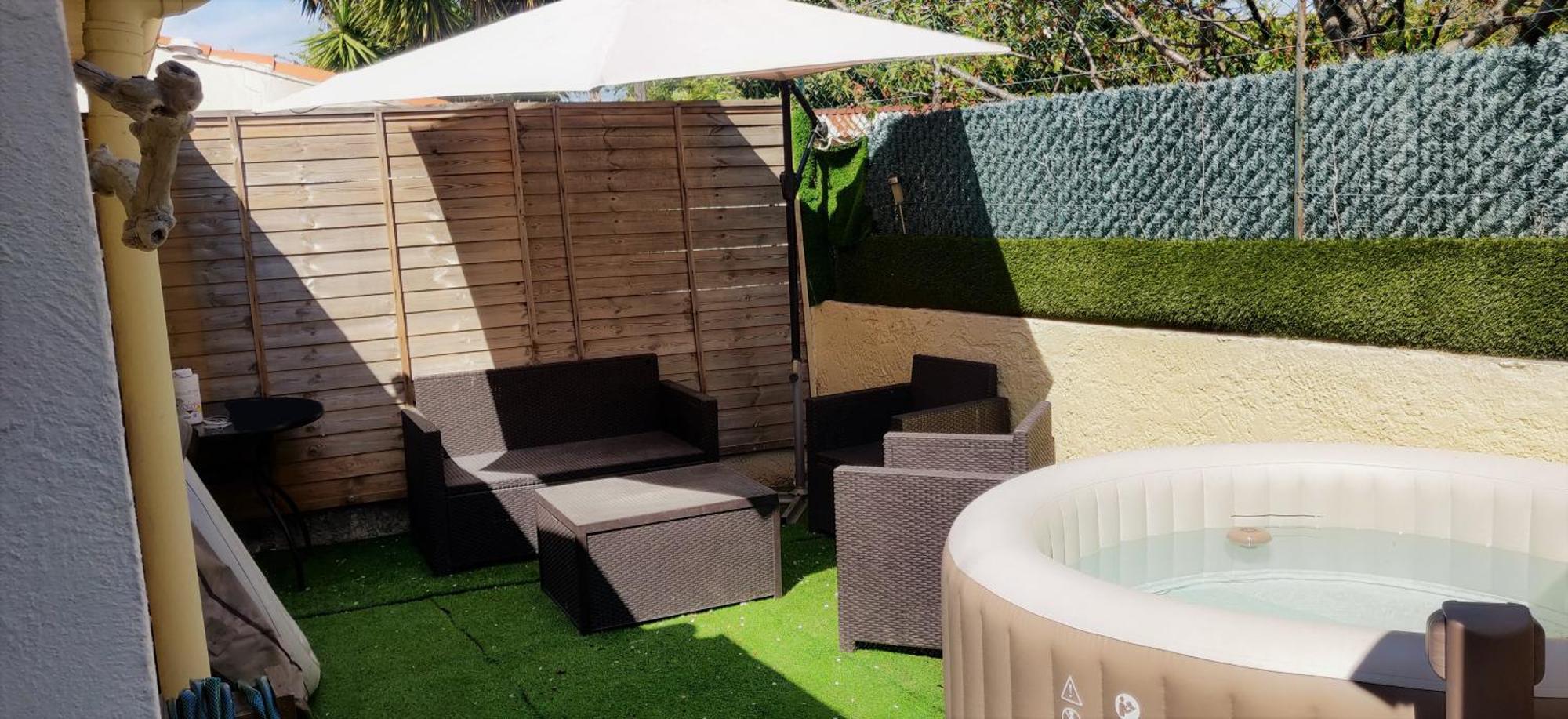 סיס-פור-לה-פלאז' Maison T2 Proche Mer Jardin Spa Jacuzzi Et Parking מראה חיצוני תמונה